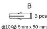 MAGNAVOX MFM00523 - Hardware bag - 2