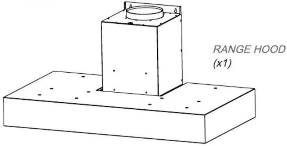 RANGE HOOD (x1)