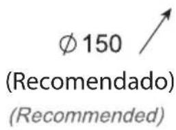 Ø 150 (Recomendado) (Recommended)