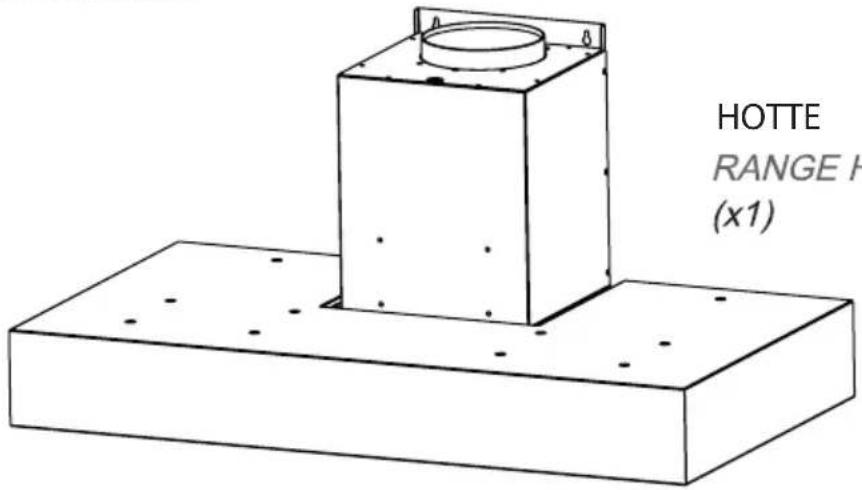 HOTTE RANGE h (x1)