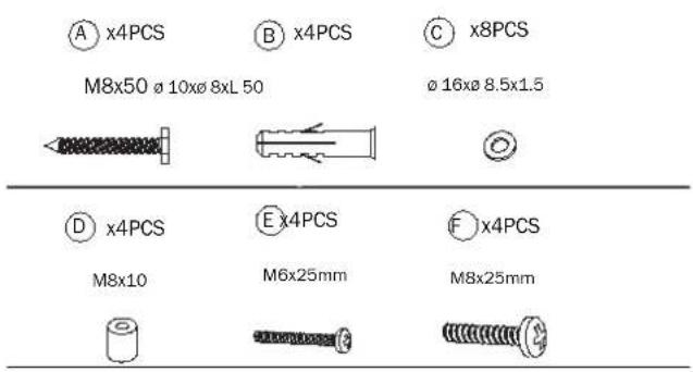MAGNAVOX MT00522 - Matériel de fixation inclus - 2