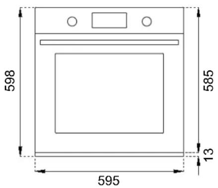 BERTAZZONI F605HEREKNE - INTEGRATION DU FOUR - 1