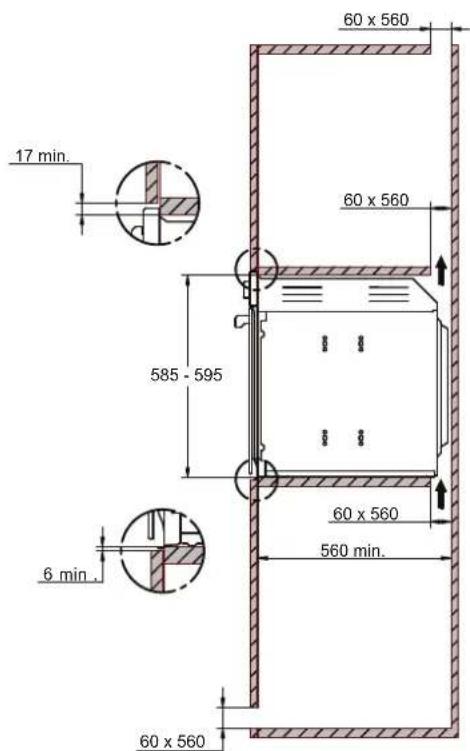 BERTAZZONI F605HEREKNE - INSTALLING THE OVEN IN A TALL APPLIANCE HOUSING - 3