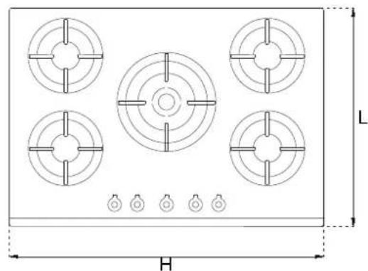 BERTAZZONI P604PROX - INTÉGRATION DE LA PLAQUE DE CUISSON - 2