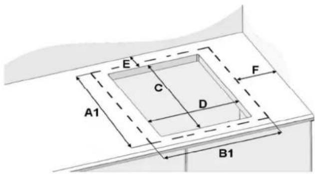 BERTAZZONI P906IM3G5NE - Fitting - installing: - 1