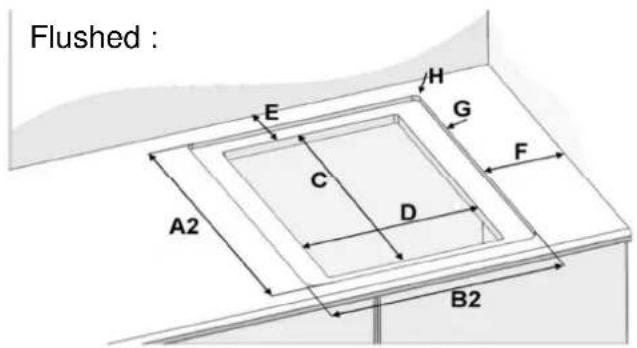 BERTAZZONI P906IM3G5NE - Fitting - installing: - 2