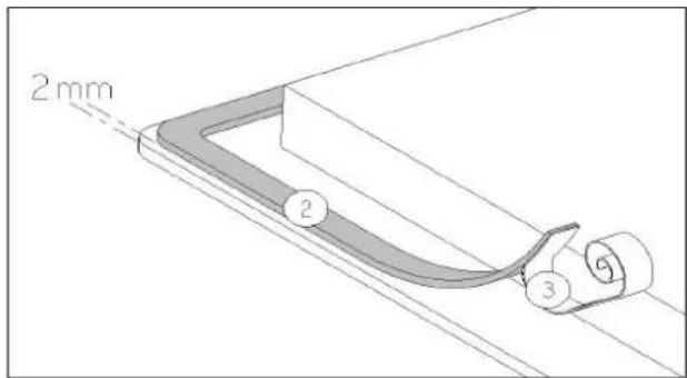 BERTAZZONI P786IM3B2NE - Colocacion de la junta de estanqueidad - 1