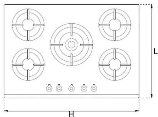 BERTAZZONI P905CMODGNE - INTÉGRATION DE LA PLAQUE DE CUISSON - 2