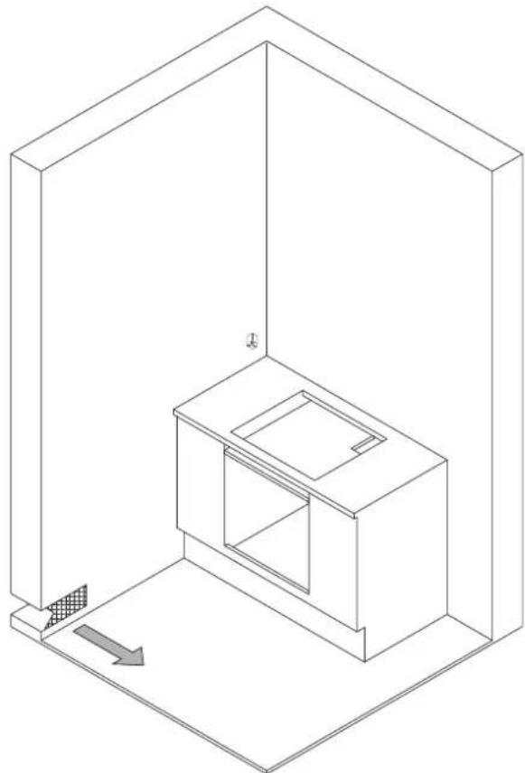 BERTAZZONI P905CMODGNE - VENTILACION DE LOS LOCALES - 1