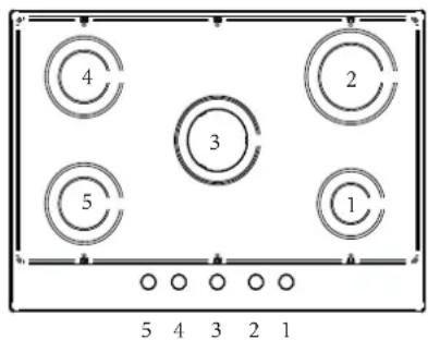 BERTAZZONI P905CMODGNE - COMANDI / ELEMENTI RISCALDANTI - 1