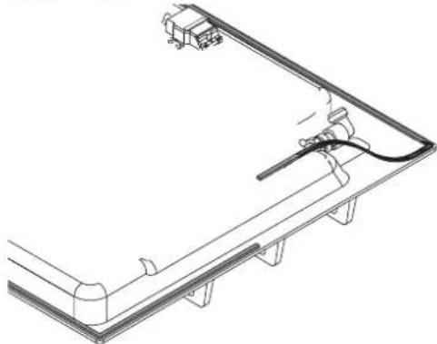 BERTAZZONI P755CMODGNE - FIJACION DE LA PLACA DE COCCION - 1