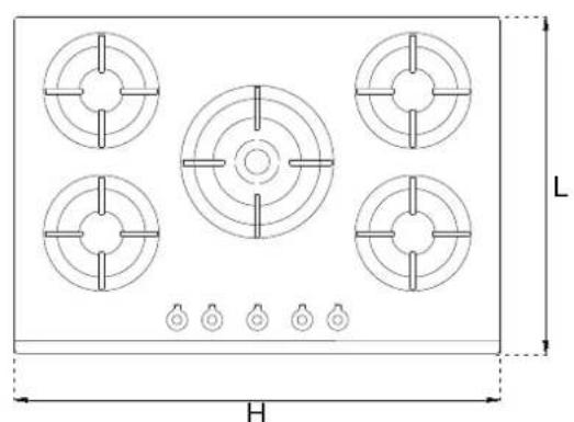 BERTAZZONI P755CMODGNE - COLOCACION DE LA PLACA DE COCCION - 2
