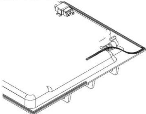 BERTAZZONI P755CMODGNE - FIXATION DE LA PLAQUE DE CUISSON - 1