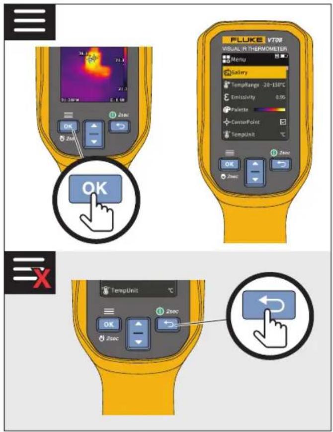 FLUKE VT08 - VT06/VT08 Visual IR Thermometer - 3