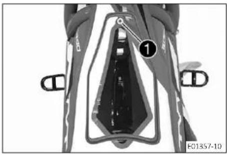GAS GAS TXT Racing 250 (2022) - Monter le couvercle du boîtier du filtre à air - 1