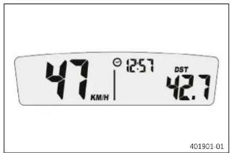 GAS GAS EC 250 (2022) - Vitesse, heure et distance parcourue 1 DST - 1