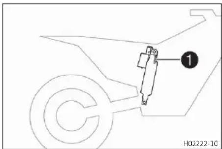 GAS GAS EC 350F (2022) - Référence de l'amortisseur - 1