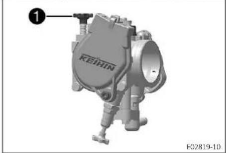 GAS GAS EC 350F (2022) - Vis de réglage du régime de ralenti - 2
