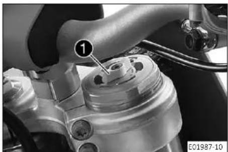 GAS GAS EX 250 (2022) - Régler l'amortissement en compression de la fourche - 2