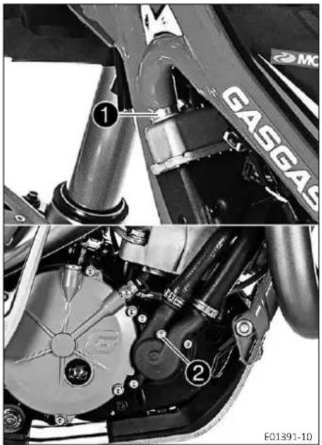 GAS GAS TXT GP 250 (2021) - SYSTÈME DE REFROIDISSEMENT - 1