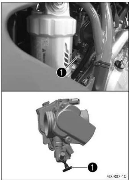 GAS GAS MC 450F (2021) - Bouton de démarrage à froid - 1