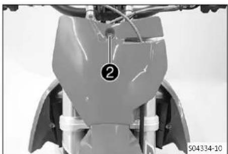 GAS GAS MC 85 (2022) - Monter la plaque frontale - 2