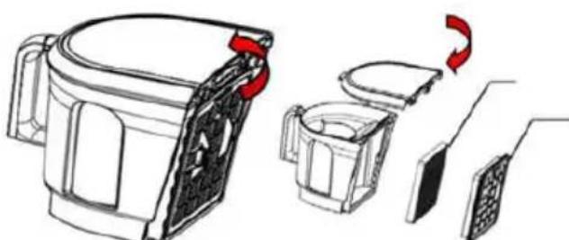 AMICA Akman VM 4012 - Czyszczenie i wymiana filtra wlotowo - 1