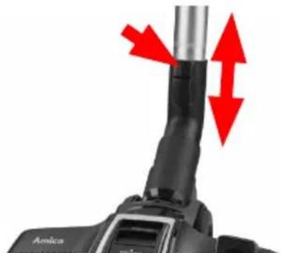 AMICA Suracon VM 7002 - Mode d'emploi de connexion de l'aspirateur avec le tuyau - 7