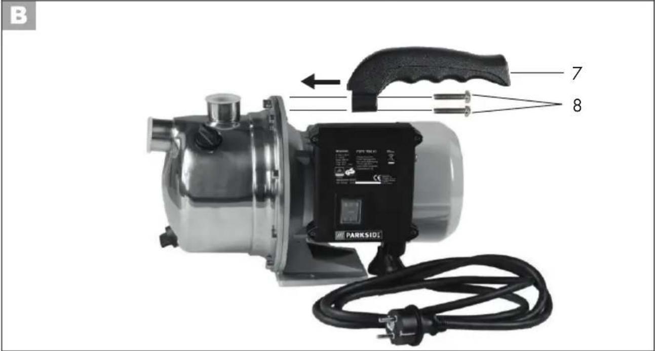 PARKSIDE PGPS 1100 A1 - Garden Pump Set - 2