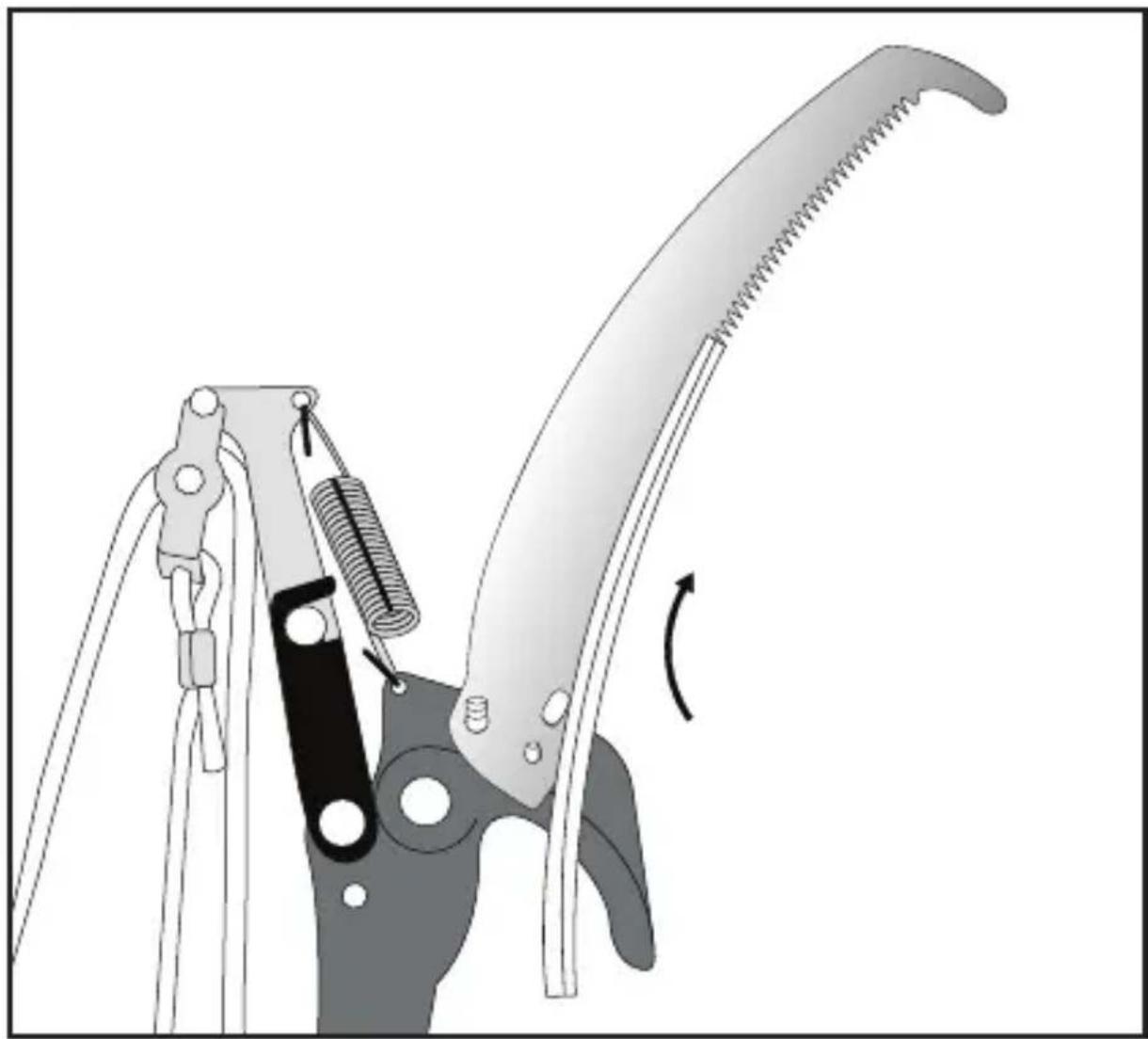 PARKSIDE IAN 354759 - EXTENDABLE TREE LOPPER WITH SAW - 10