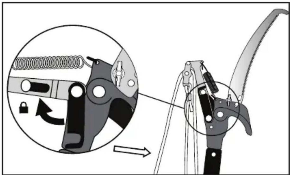 PARKSIDE IAN 354759 - EXTENDABLE TREE LOPPER WITH SAW - 8