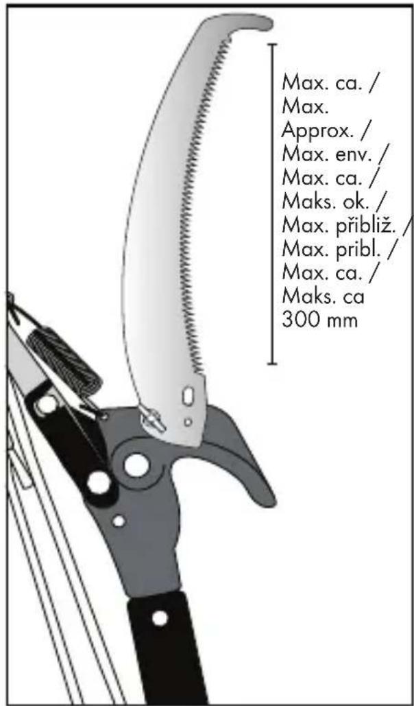 PARKSIDE IAN 354759 - EXTENDABLE TREE LOPPER WITH SAW - 2