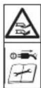 PARKSIDE PRM 1300 A1 - Pictogrammes sur l'appareil - 4