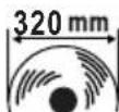 PARKSIDE PRM 1300 A1 - Pictogrammes sur l'appareil - 11