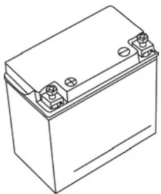 Mash Fifty 50cc (2018) - Instructions relatives à l'utilisation d'une batterie sans entretien - 1