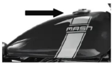 Mash Fifty 50cc (2018) - Bouchon du réservoir - 1