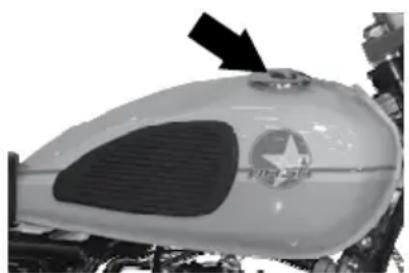 Mash Two Fifty 250cc (2014) - Bouchon du réservoir - 1
