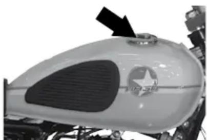 Mash Seventy Five 125cc (2012) - Bouchon du réservoir - 1