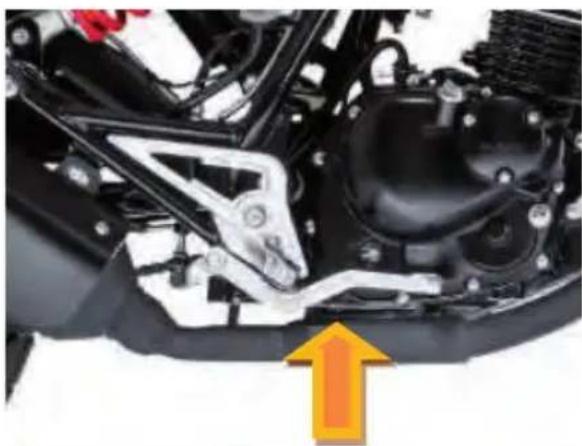Mash Falcone 125cc (2020) - Pédale de frein arrêté - 1