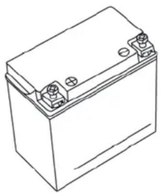 Mash Falcone 125cc (2020) - Instructions relatives à l'utilisation d'une batterie sans entretien - 1