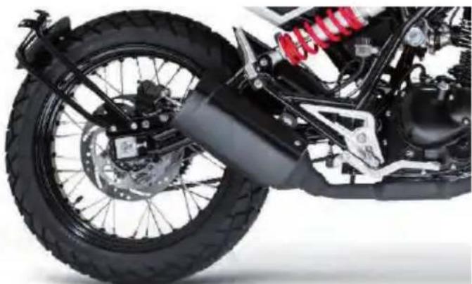Mash Falcone 125cc (2020) - Pot d'échéppement - 1