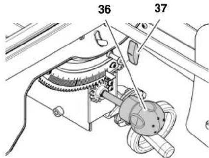 METABO UK 333 - Drehknauf für Neigungswinkel - 1