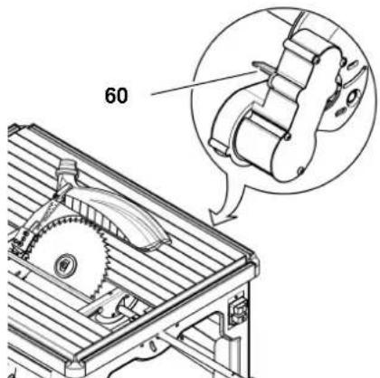 METABO UK 333 - Changement de la lame de scie - 3