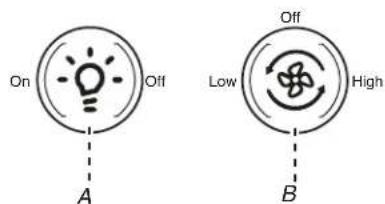 MAYTAG WVU17UC0JB - Range Hood Controls - 1