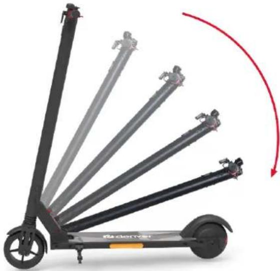 DENVER SEL65110 MK2 - Plier le scooter électrique - 1