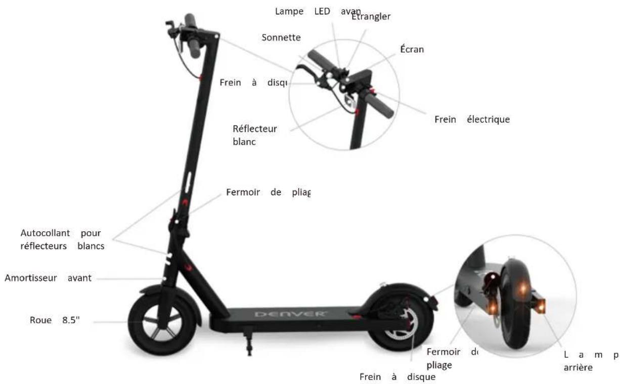 DENVER SEL85350 MK2 - Produit et accessoires - 1