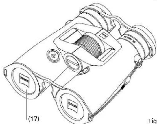 ZEISS Victory RF 8x42 - 電池の取付け/取外し - 3