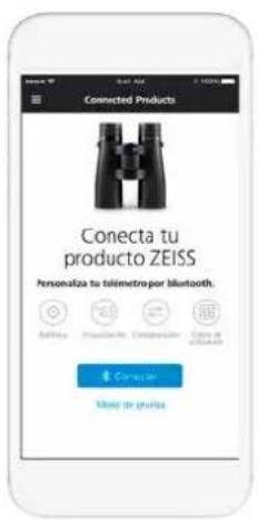 Connected Products Conecta tu producto ZEISS Personaliza tu telimetroper bluetooth. Astrada Prudentado Composado Casa de abuse Conecta Make up yourda