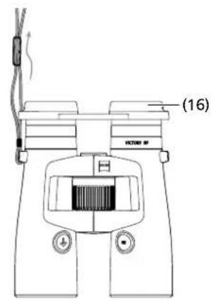 ZEISS Victory RF 8x42 - Inserción/extracción de la pila - 2