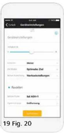 Gerdänkstellungen Gerätenstellungen Influssiert in 1 Mater Optimales Ziel Verkaufstellungen Favoriten Bal ASV+1 Erstellung Entwicklung 19 Fig. 20